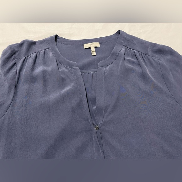 Joie Ceegan Bell-Sleeve Silk Blouse - Picture 6 of 12